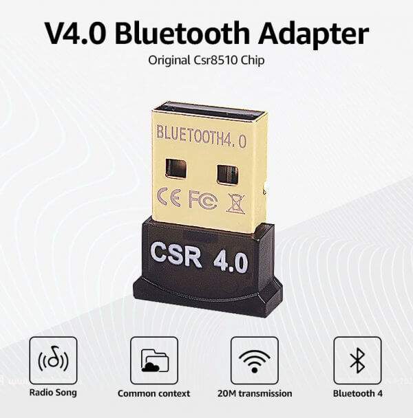 Mini USB Bluetooth 4.0 adapter with high speed up to 3MBps