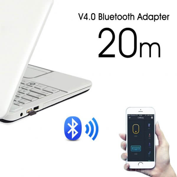 Mini USB Bluetooth 4.0 adapter with high speed up to 3MBps